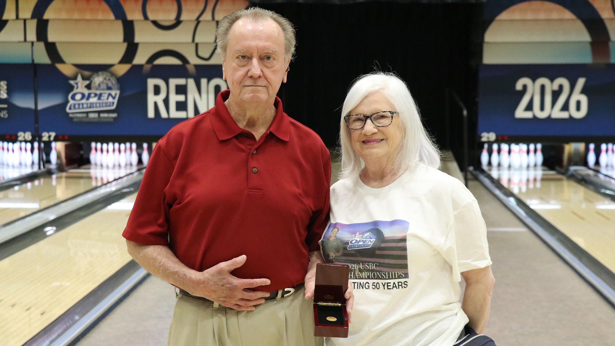 Gregory Czachur celebrates 50 appearances at the USBC Open Championships